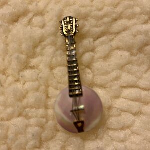 Mother of Pearl Gold Color Guitar